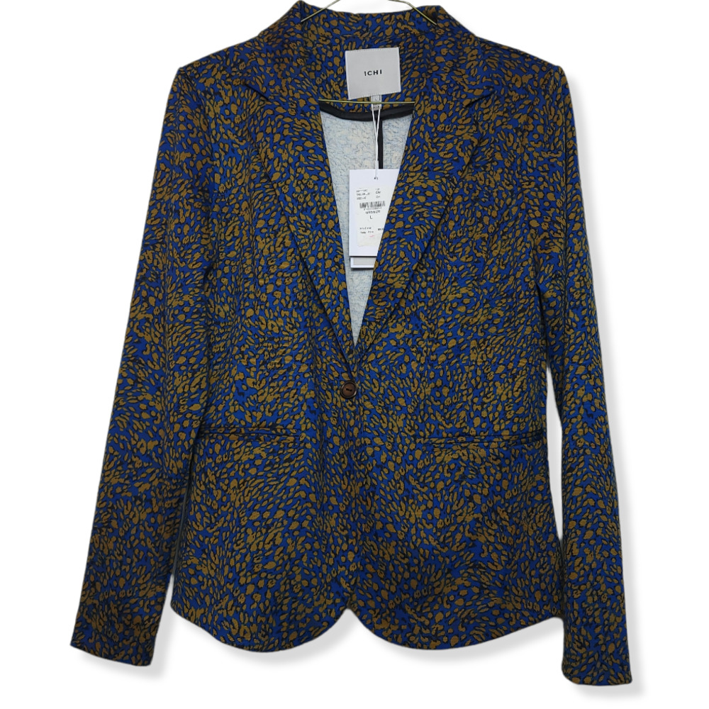 Colorful ICHI Women's Blazer Size L NWT